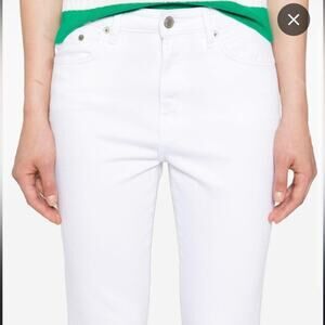 Women's LRL Jeans Co Modern Straight Cropped Pants Sz 2 99% Cotton 1% Coton